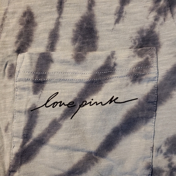 PINK blue tye die tshirt - Picture 2 of 3